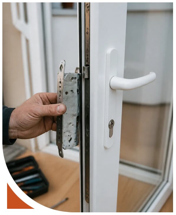 Ремонт замка пластиковой двери в Челябинске от 2578 р. | Разлок-Члб